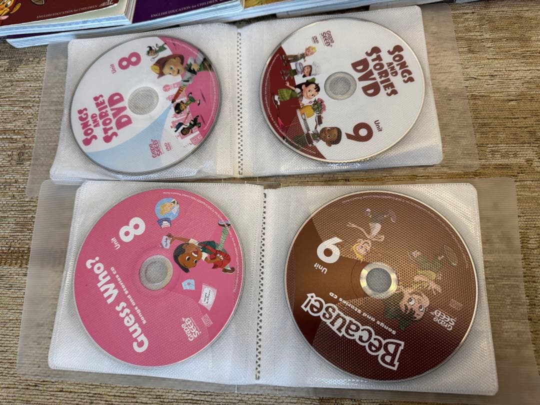 グレープシード　grapeSEED 英語教材　1〜16 CD.DVDセット