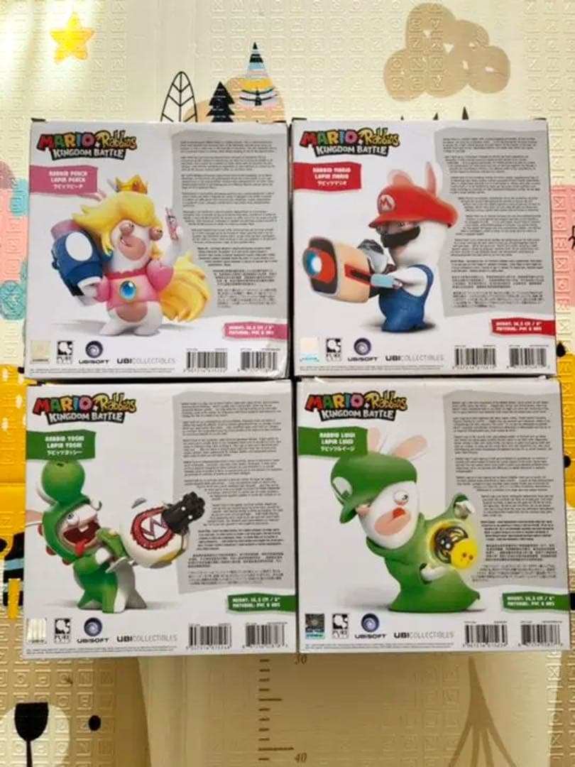 マリオ+ラビッツ キングダムバトル ラビッド 6インチ フィギュア 4個セット