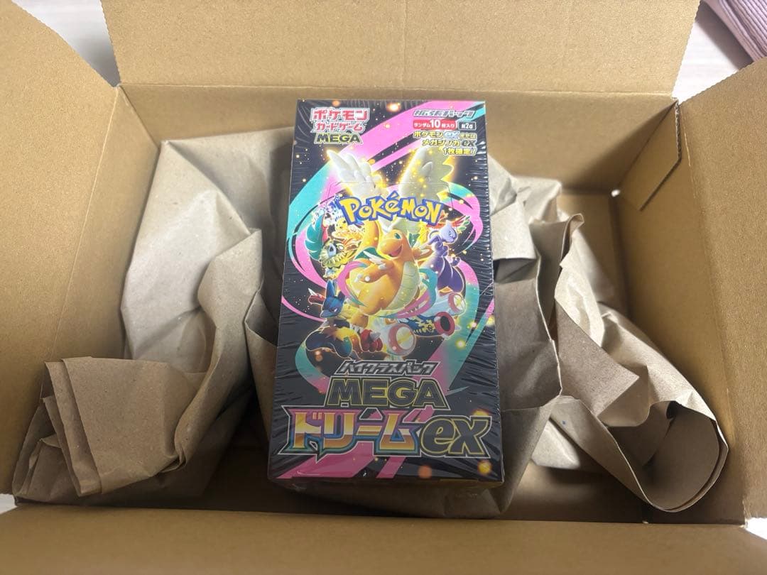 ポケモンカードゲーム MEGA ドリームex BOXシュリンク付き　新品未開封