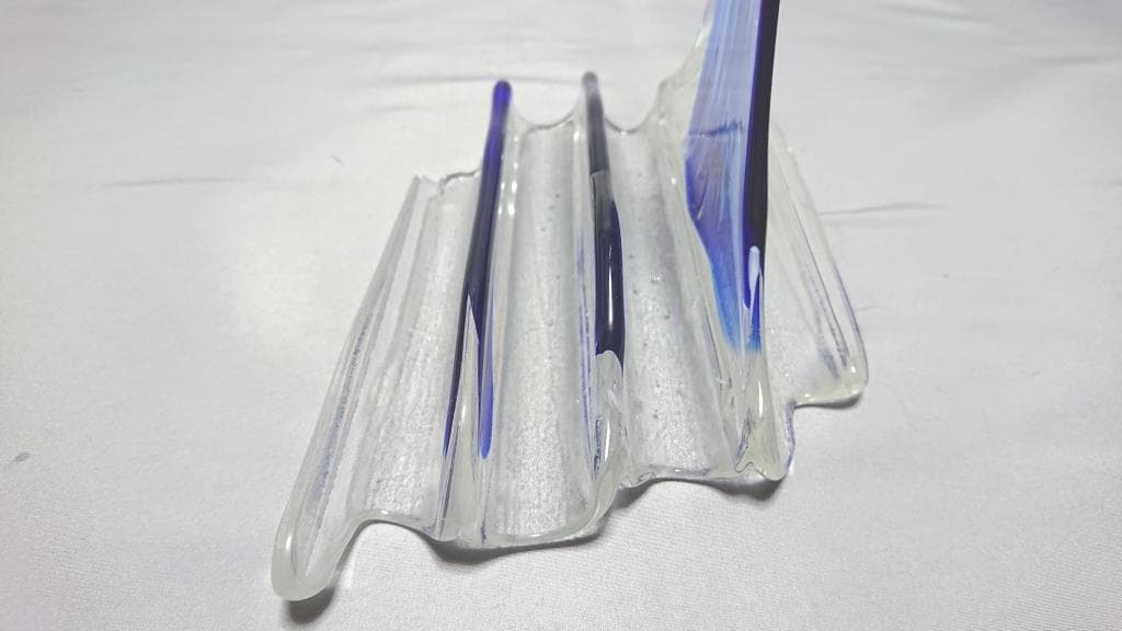 名家蔵出　作家伊藤絹子　オブジェ　「山水」　在銘　1989年　工芸展出品作