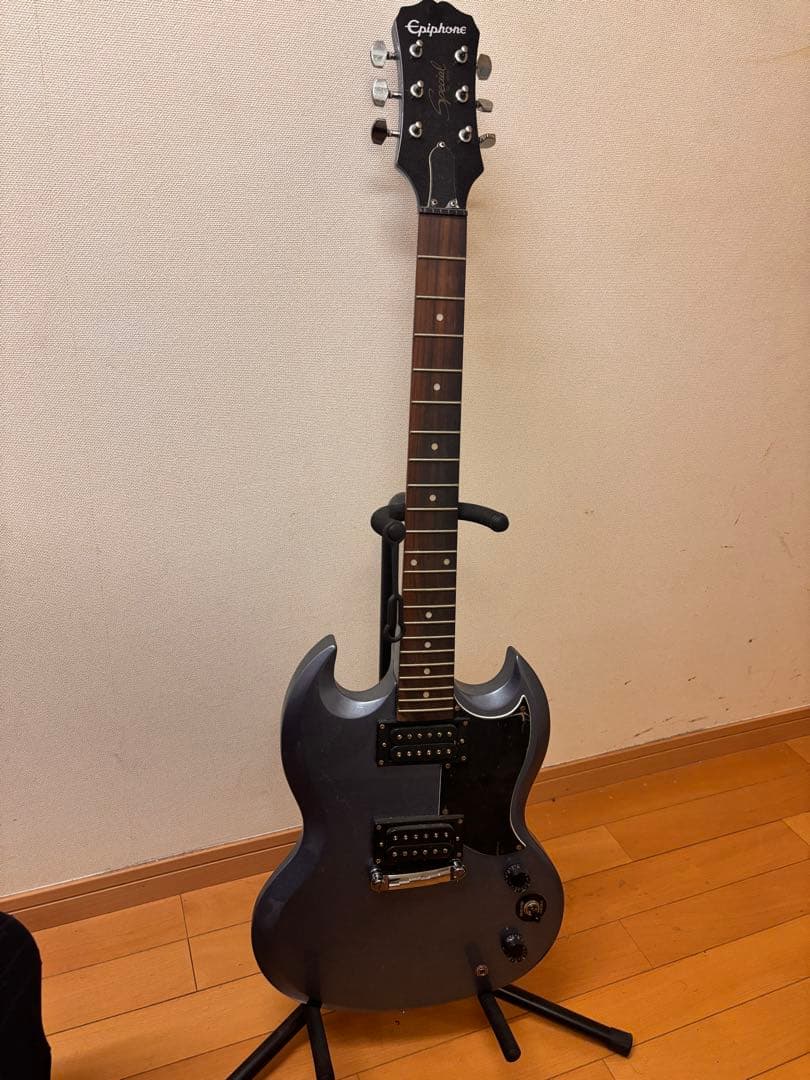 Epiphone SGスタイル エレキギター グレー