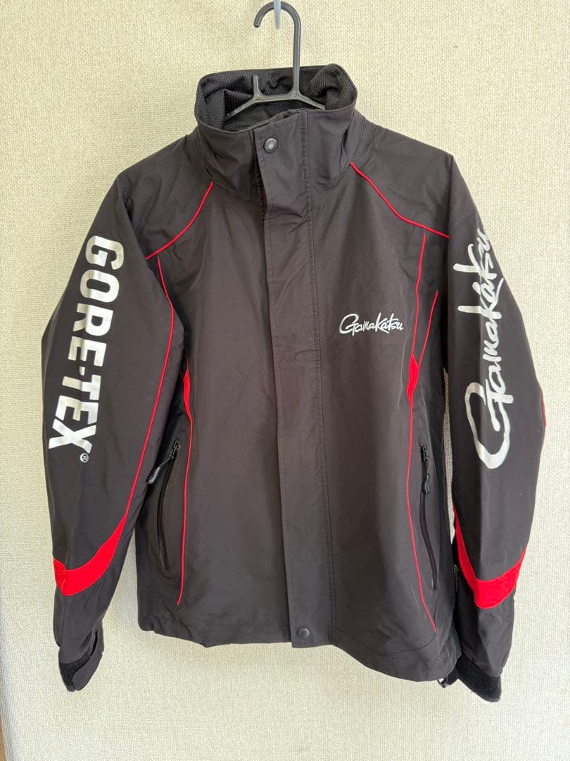 がまかつ　GM3314 中古　ゴアテックス　上下セット　Mサイズ　磯　レイン