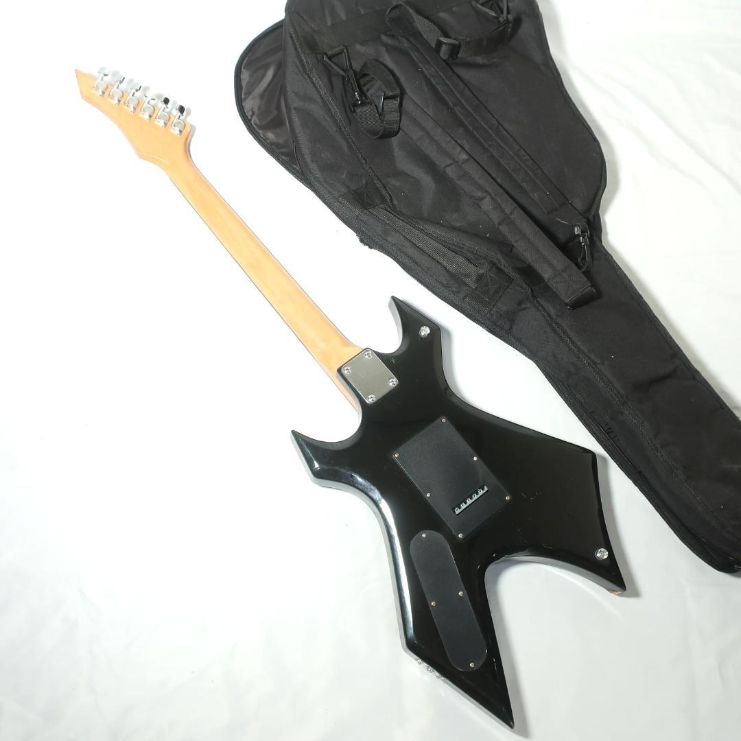 Prologue ワーロックタイプ エレキギター ケース付 BK 変形ボディ