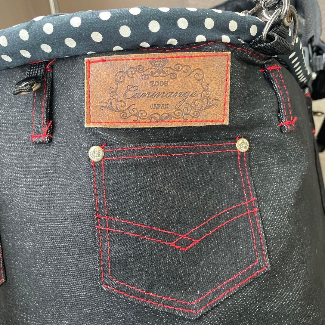 天使のカート シャンアンジェ クラシックデニム Sサイズ　ドット柄　カート付き