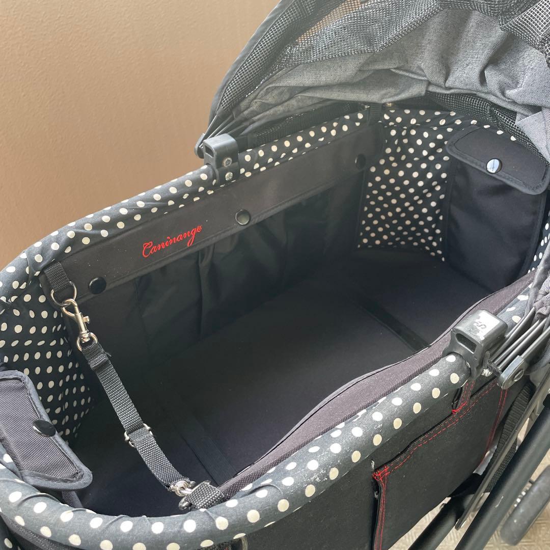 天使のカート シャンアンジェ クラシックデニム Sサイズ　ドット柄　カート付き