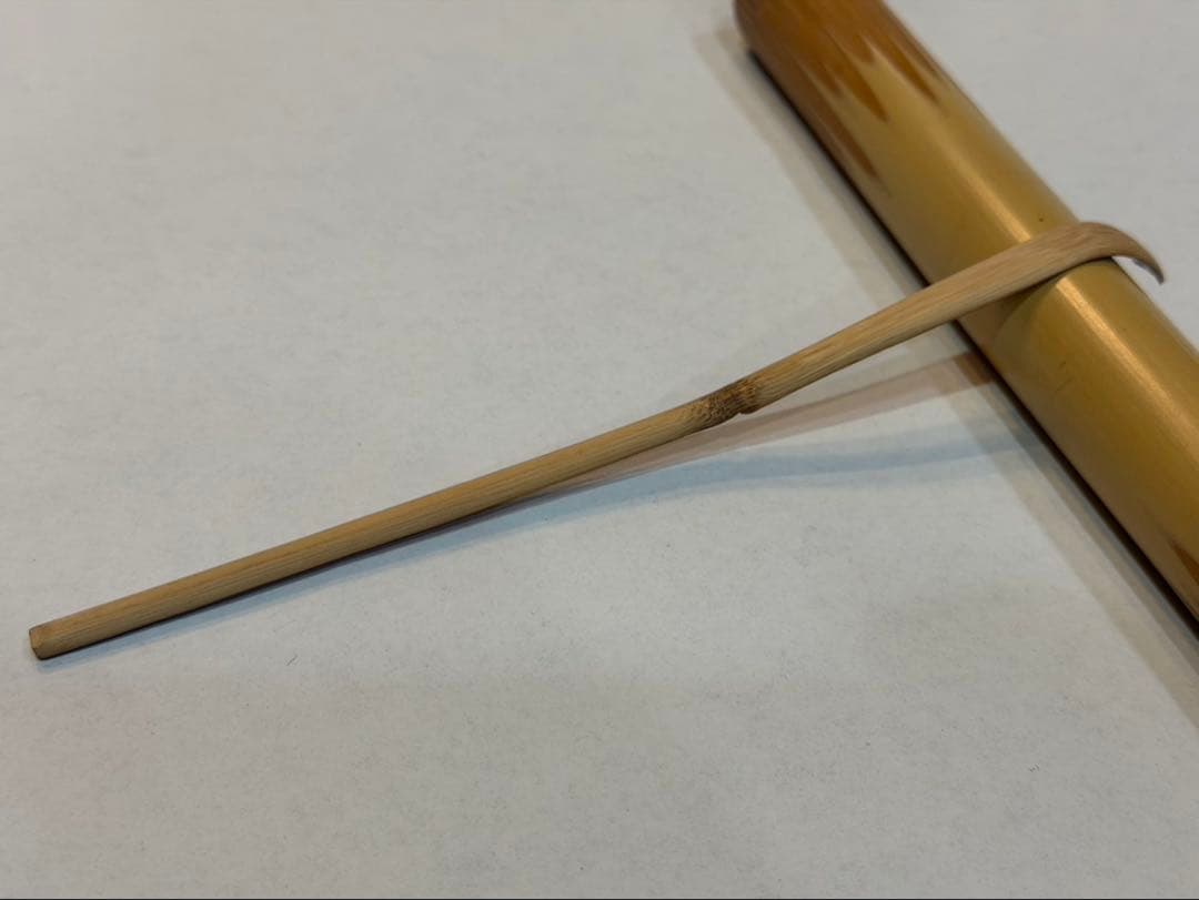 茶杓　大徳寺　黄梅印　小林太玄作　苔清水　奥田宗春下削