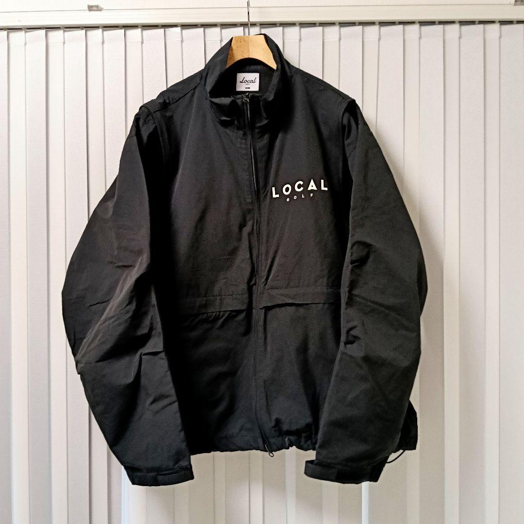 10 LOCAL GOLF 2way ブラックジャケット M/L