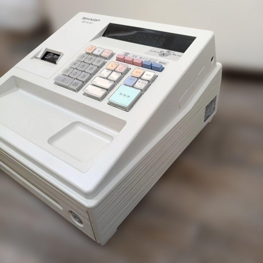 美品/SHARP XE-A417 電子レジスター ACアダプター、ロール紙、他
