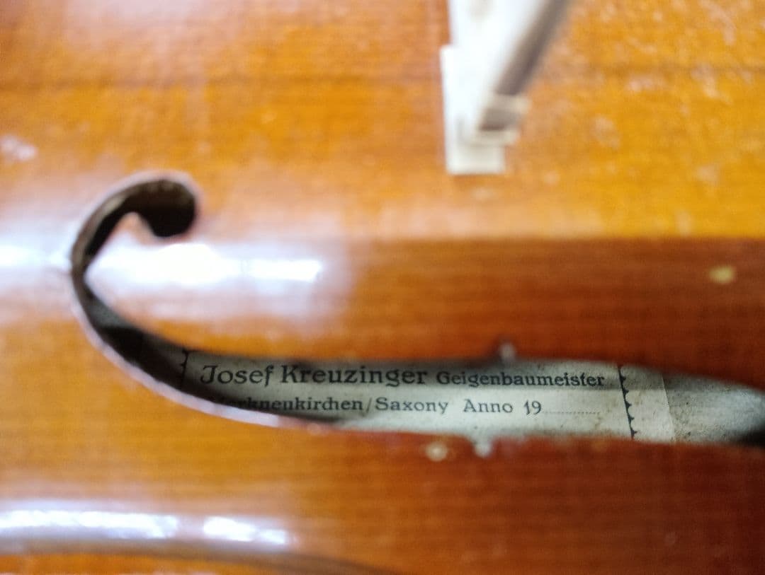 ドイツ製　バイオリン　Josef Kreuzinger