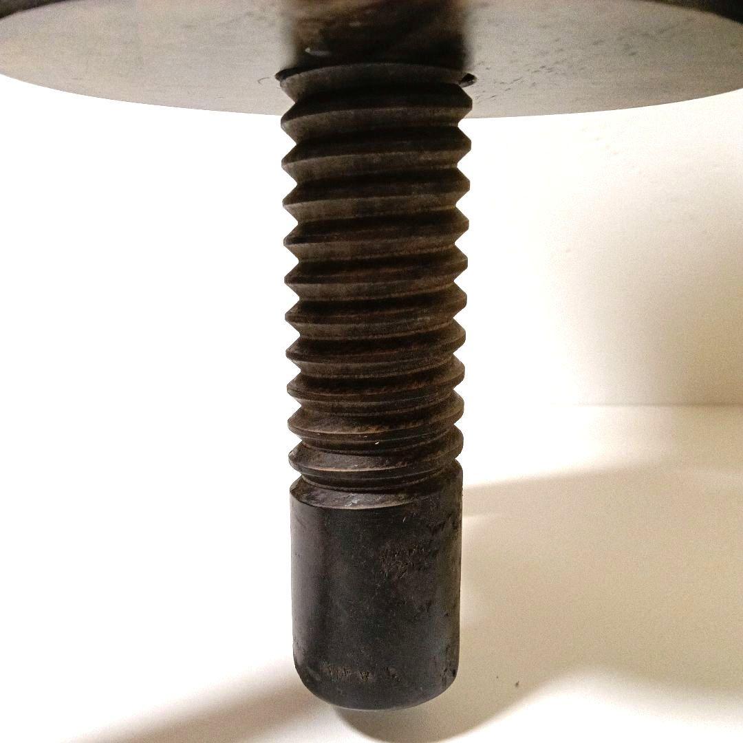 一点物 希少 ヴィンテージ 木製回転式スツール アトリエスツール オクタゴン