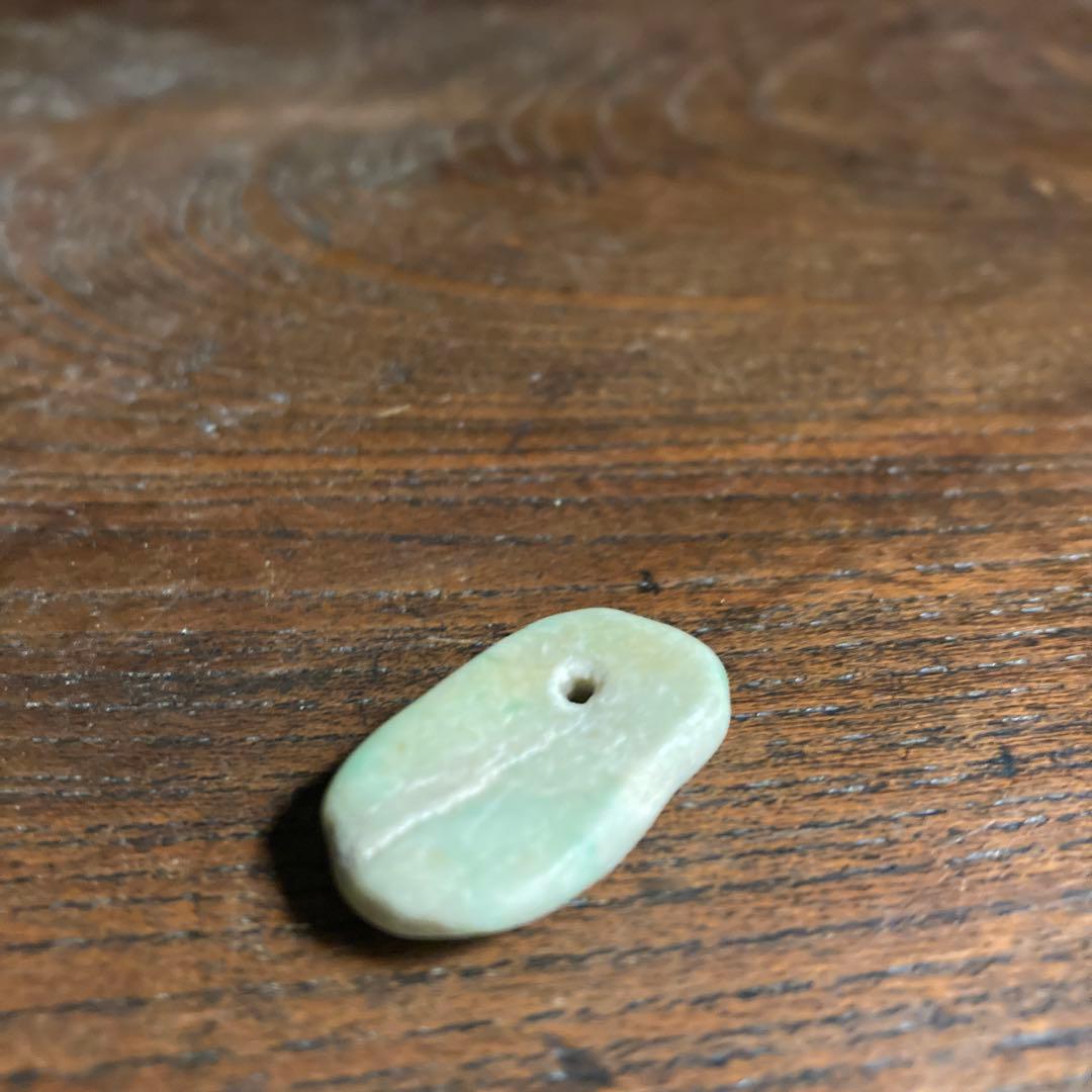 赤札閉店セール❗️【ギャラリー三益】古美術　翡翠勾玉