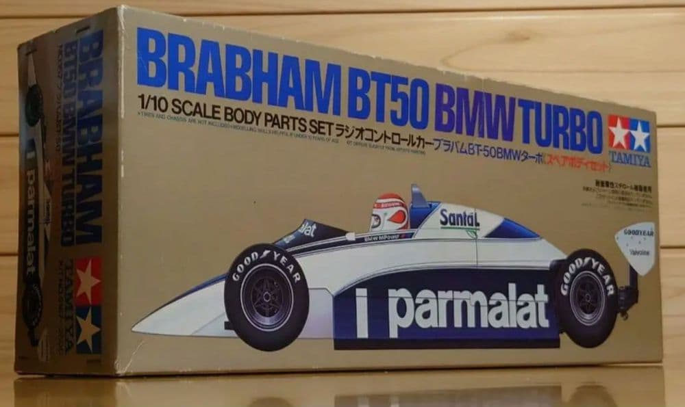 タミヤRC1/10F1ブラバム・BT50BMWターボスペアボディパーツセット新品