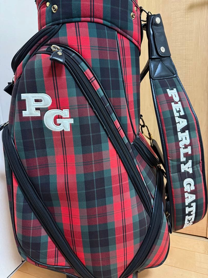 完売★パーリーゲイツ★キャディバッグ★ゴルフ★ゴルフバッグ★レア★チェック柄