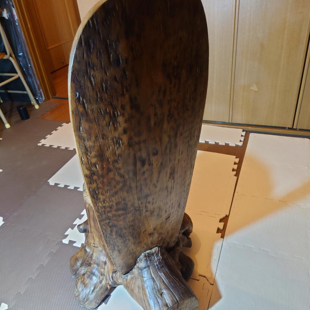 切り株・根っ子　切り出しスツール　椅子　昭和初期〜中期　天然木