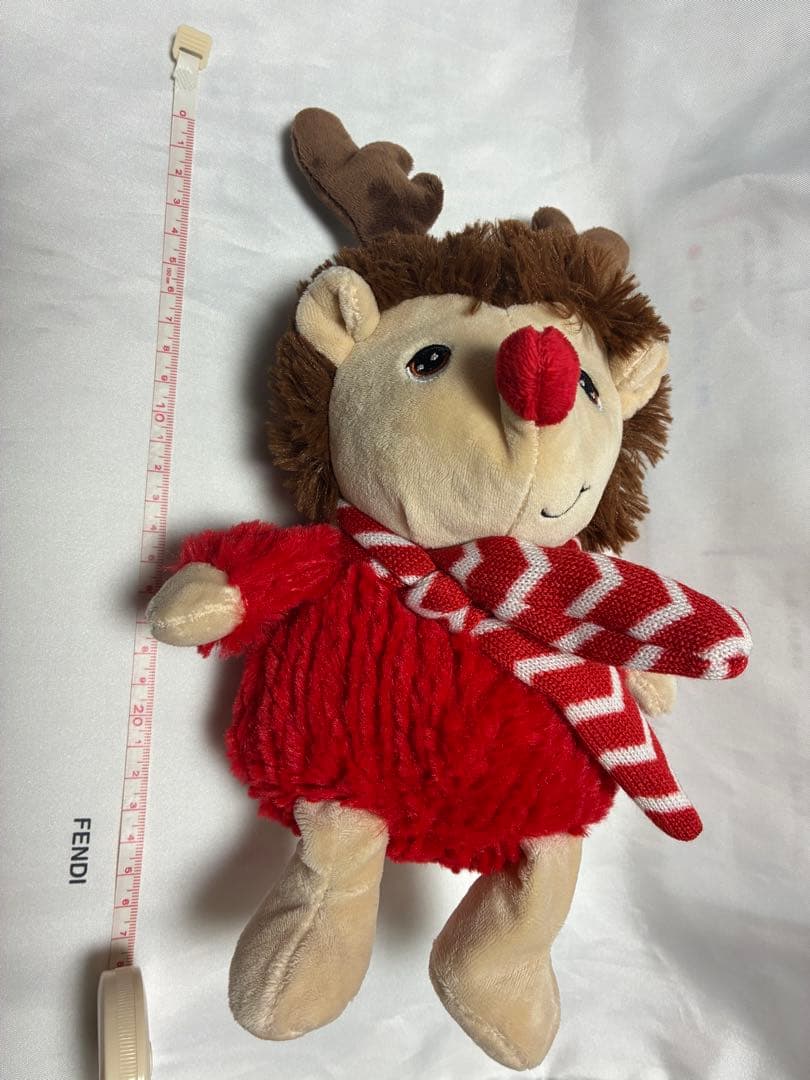 稀少　Keel Toys Keeleco ぬいぐるみ クリスマス衣装　ハリネズミ
