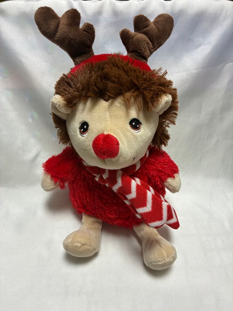 稀少　Keel Toys Keeleco ぬいぐるみ クリスマス衣装　ハリネズミ