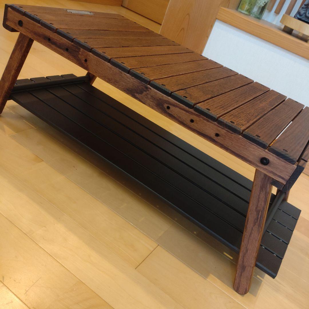 Black design ハレテーブル　One4別注　ブラックデザイン　下段付