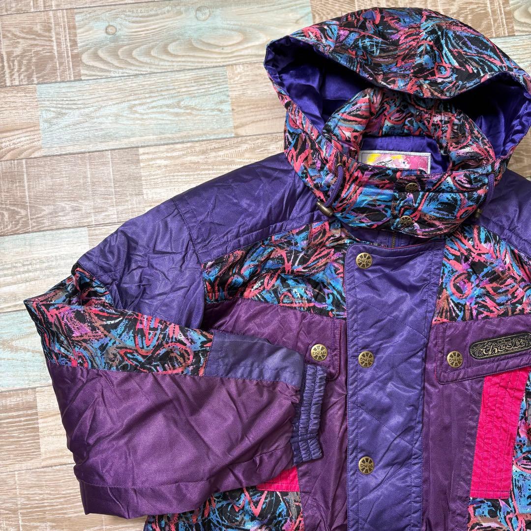 the ski ザ スキー スキーウェア スノボー 雪遊び 除雪 レトロ L