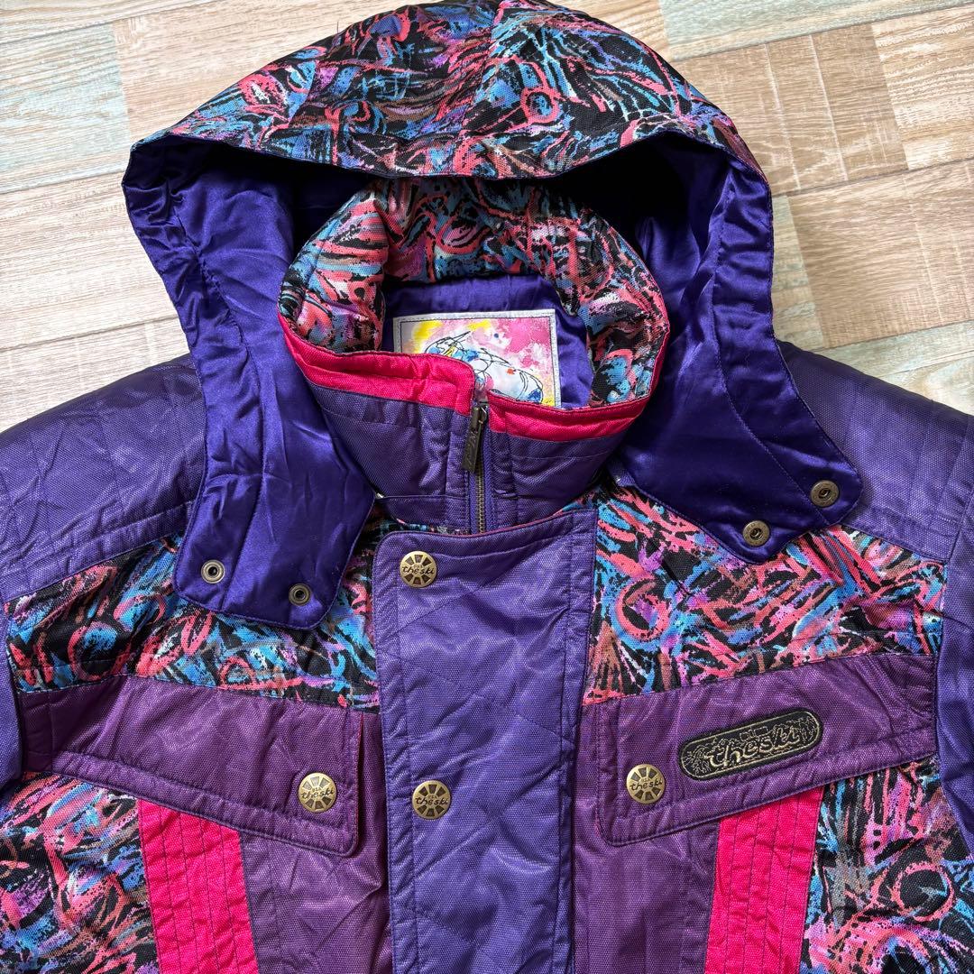 the ski ザ スキー スキーウェア スノボー 雪遊び 除雪 レトロ L