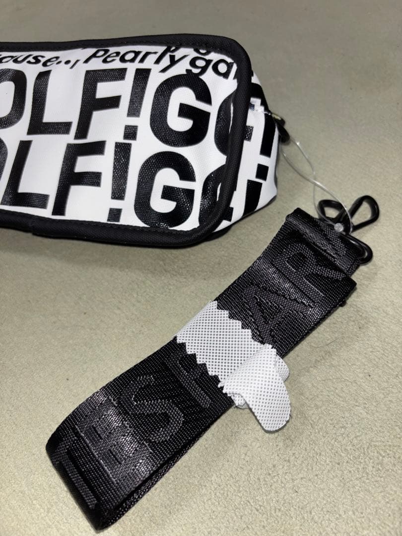 （新品）パーリーゲイツ、GOLFロゴシリーズ、マルチポーチ、ショルダーバッグ