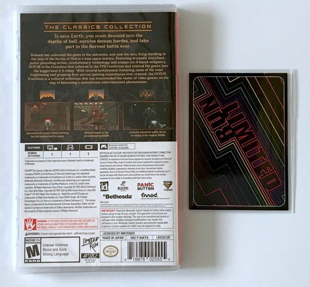 Doom the Classics Collection Switch 新品