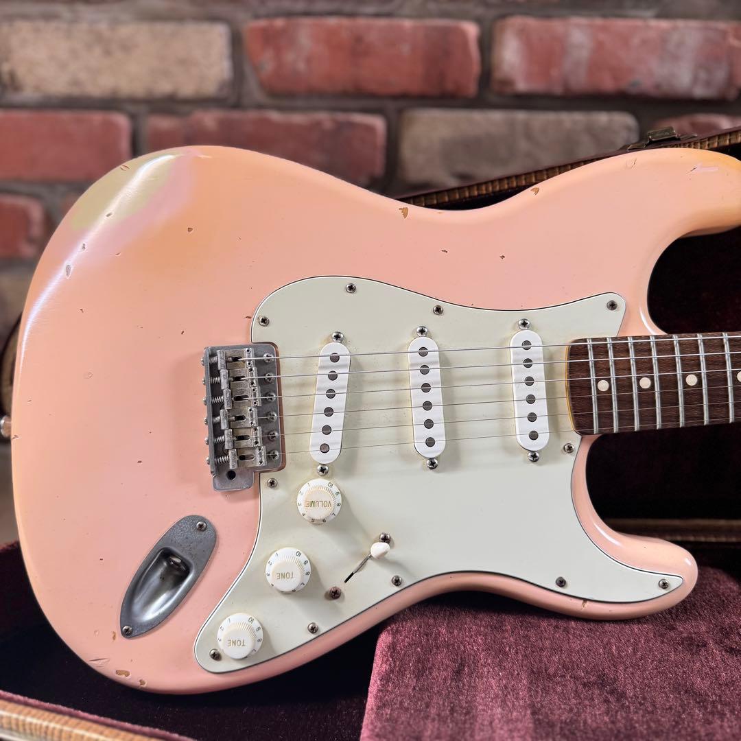 【最終値下げ】NASH GUITARS S-63 (Shell Pink)
