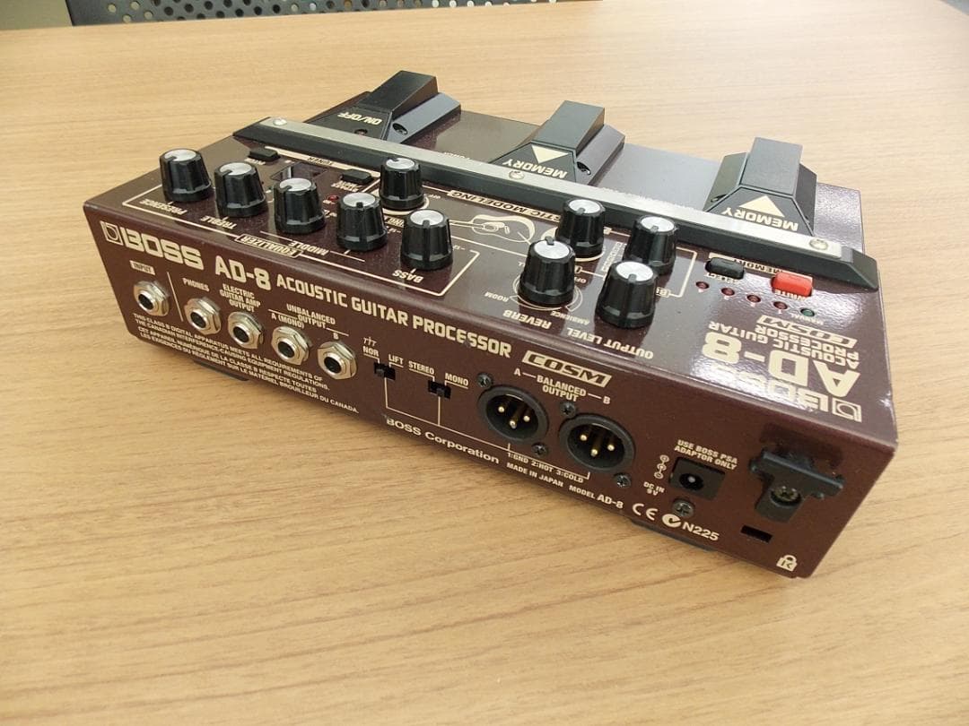 ■BOSS AD-8■ステージ用アコースティック・ギター・プロセッサー■元箱付■