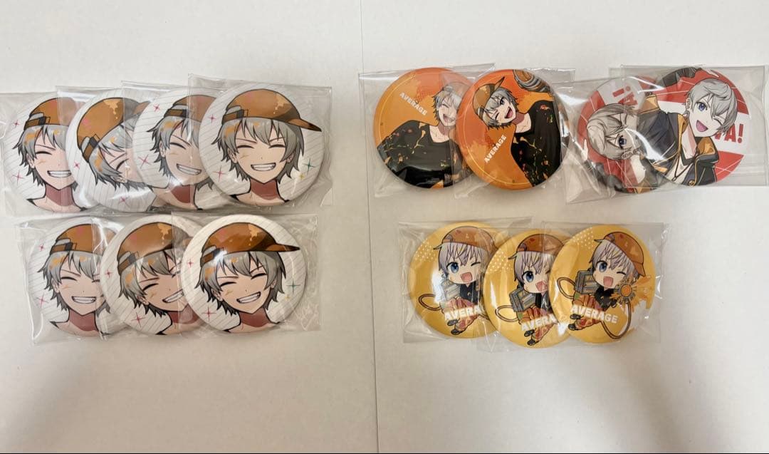 オレ達の遊ビバ！ 缶バッジ プテはし めーや ねろちゃん アベレージ