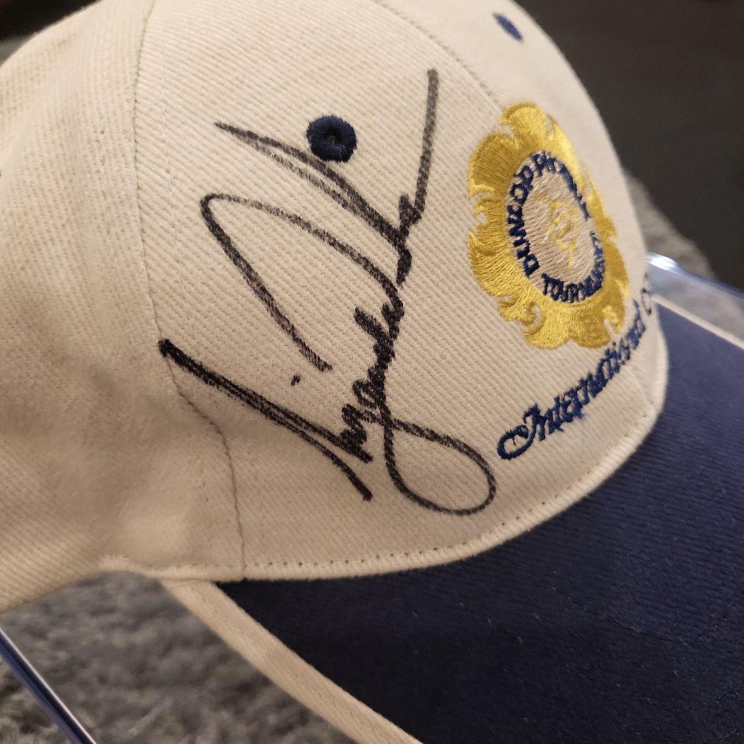 イーグル　タイガーウッズ直筆サインキャップ