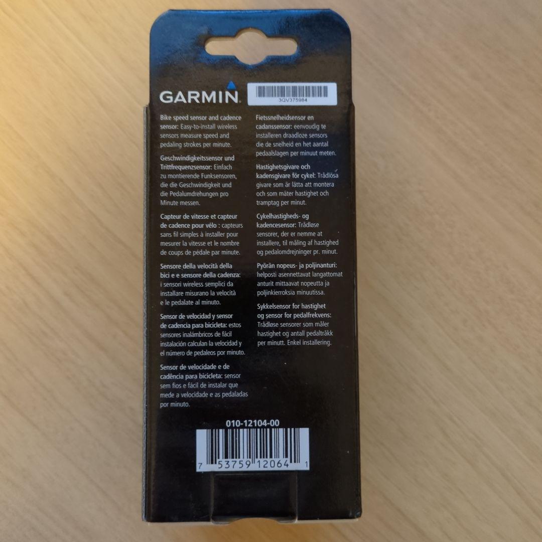 GARMIN 自転車速度・ケイデンスセンサー