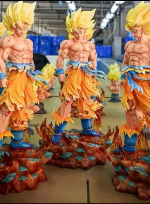 5000体限定 　スーパーサイヤ人 孫悟空 ガレージキットシリアル プレート付属