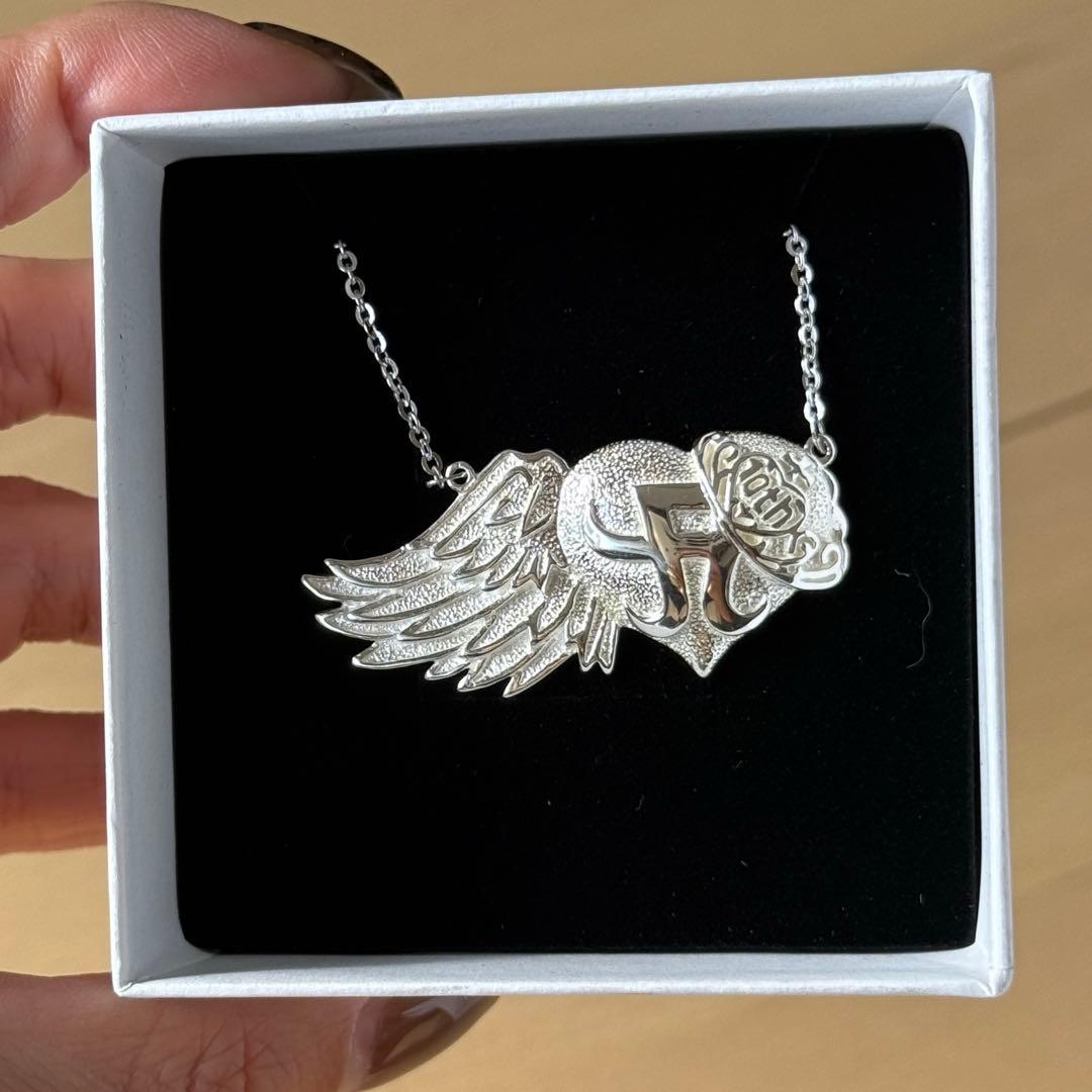 新品★シルバー925浜崎あゆみ10周年ロゴネックレス