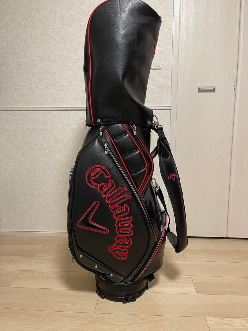 Callaway キャディバッグ 黒/赤