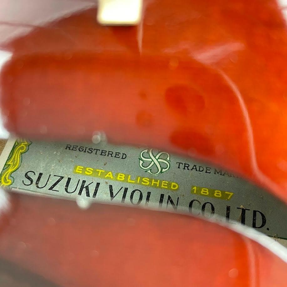 極美品●鈴木バイオリン No.10 4/4 1960年製 青ラベル 極虎杢 良音