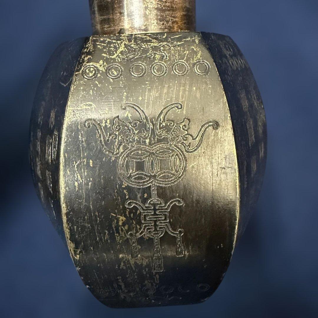 榮寶斋 荣宝斋 栄宝斎 茶壺 茶入 書道具 漢詩 茶道具 銅器 旧家 蔵出 骨董