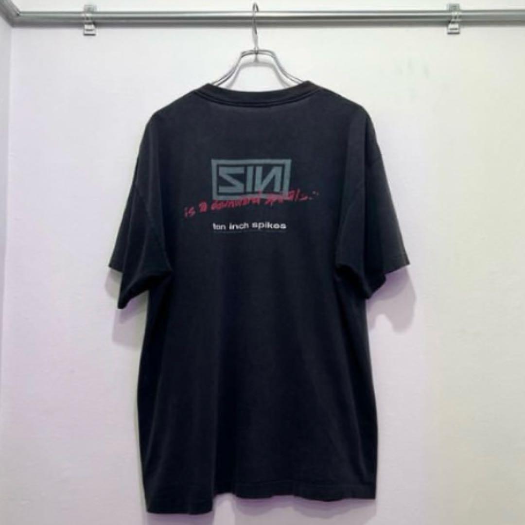 ミュージシャン VINTAGE 90s Nine Inch Nails Sin Tee