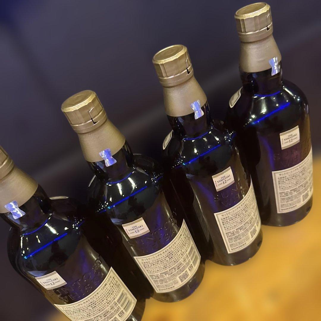 山崎 12年ウイスキー 4本セット