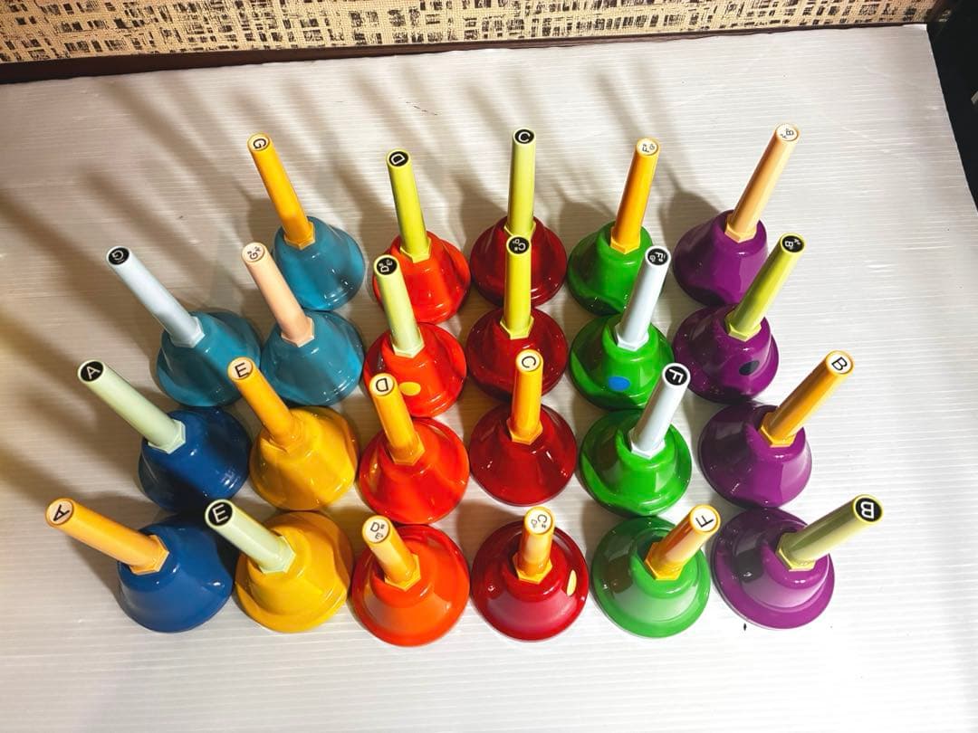 ウチダ ミュージックベル MB-C 23音組 ハンドベル