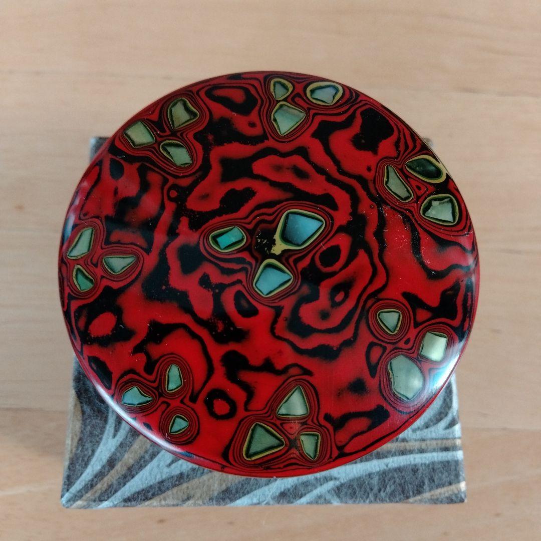 旧家蔵中国骨董【民国時代螺鈿象嵌細工精製香合】貴重希少中国漆器最高級漆塗り美術品