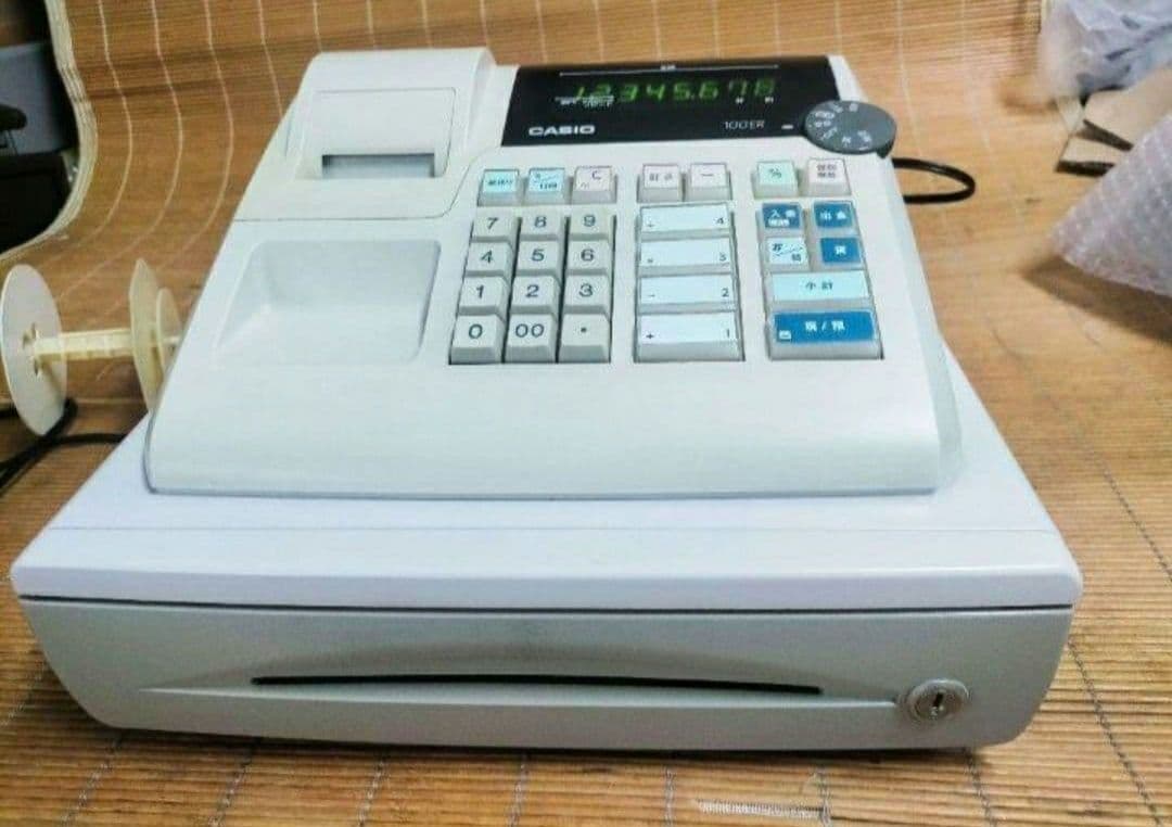 カシオレジスター　100ER　簡単便利特殊　送料込　260110