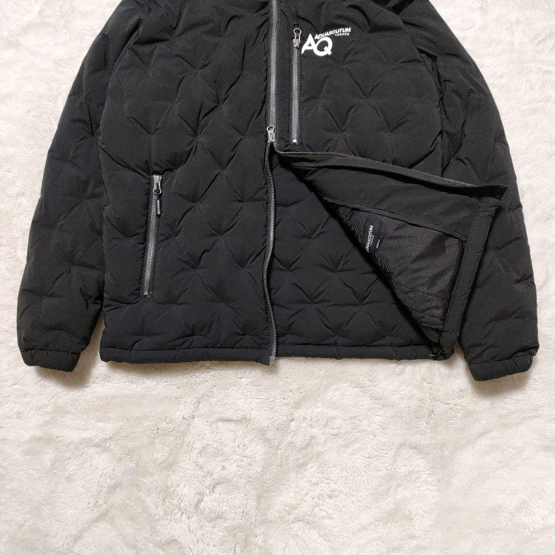 【美品】Aquascutum GOLF MEN ダウン ブルゾン ゴルフ
