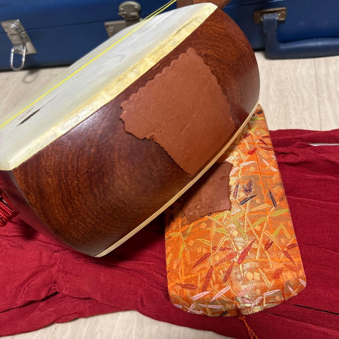 現状品！三味線 本体　ハードケース付き