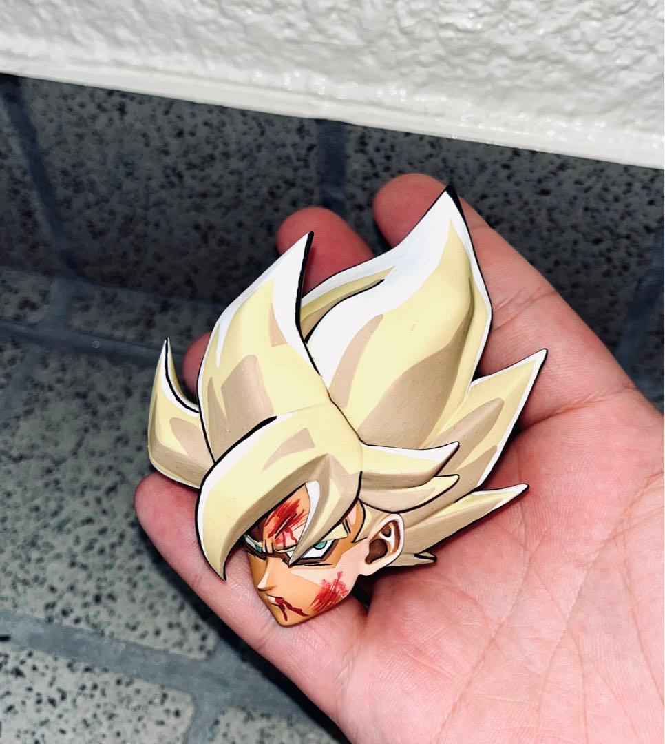 ドラゴンボールフィギュア 伝説の超サイヤ人 孫悟空 リペイント 磁石付き