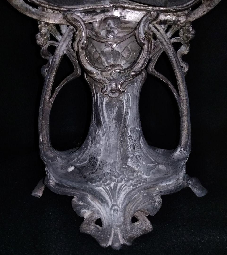 最高級 アンティーク アール・ヌーヴォー様式の鏡 ドレッサー アクセサリーケース