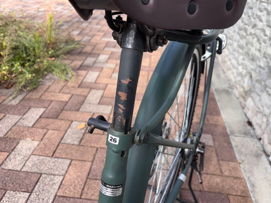 [26インチ]あさひ ボールドライン(マットオリーブ)※ 大阪府吹田市お渡し希望