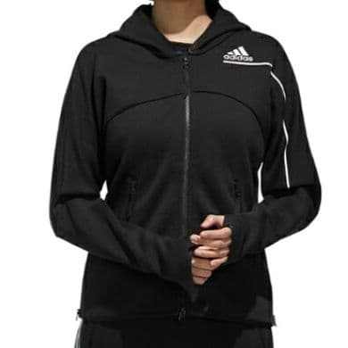 新品 21989円の品 M adidas スウェットパーカー＆パンツ セット 黒