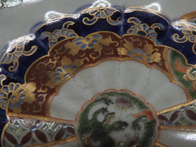 伊万里　色絵　輪花鉢　MA278