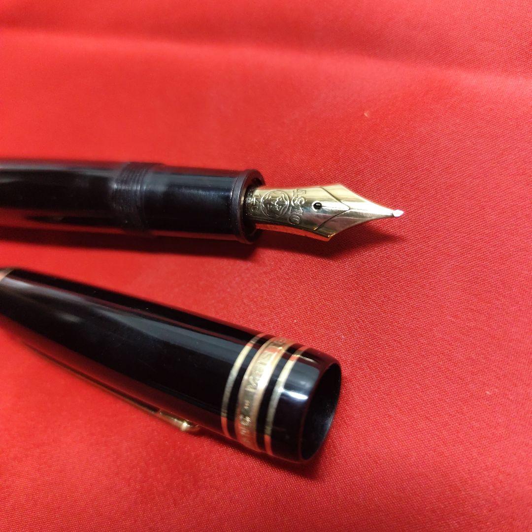 MONTBLANC モンブラン マイスターシュテュック 14K 万年筆 ブラック