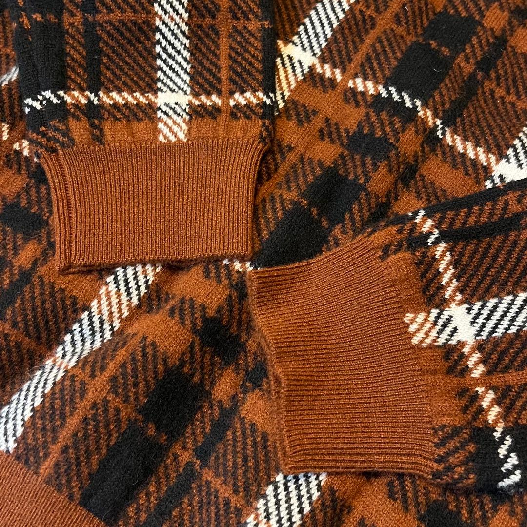 新品 パーリーゲイツ カシミヤ100% 天竺 クルーネックニットプルオーバー