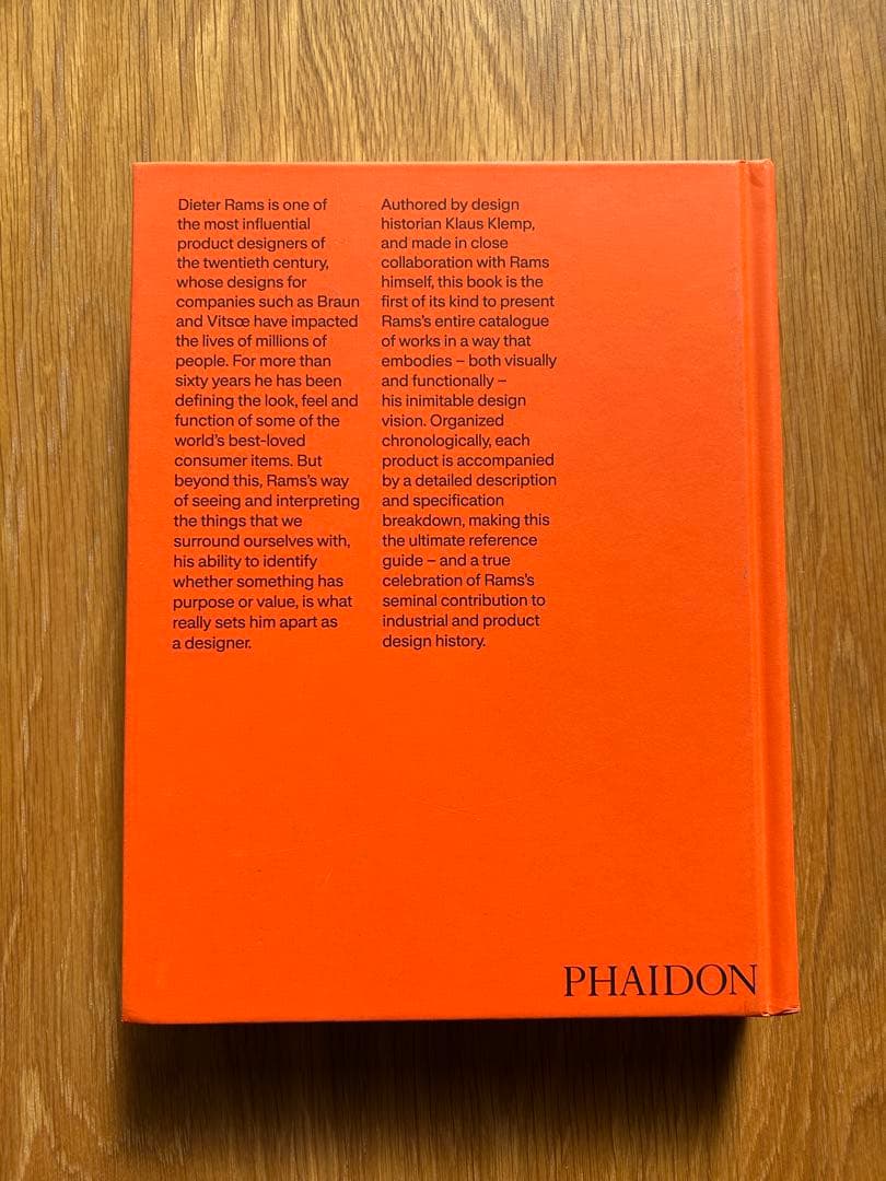 dieter rams the complete works ディーターラムス